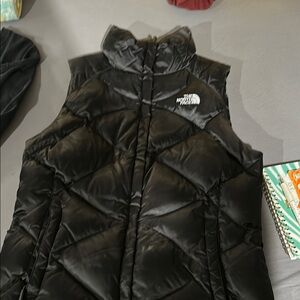 The North Face Black Puffer Vest